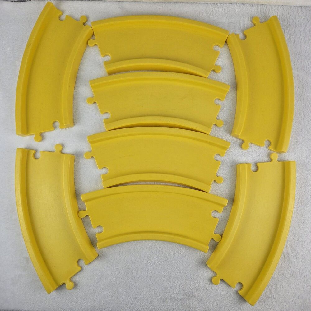 Vintage Little Tikes Creative Roadway I-80 Expressway 8 Curve Road Track Pieces